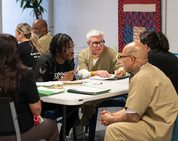 UNT students work with incarcerated people as part of the Inside Out initiative